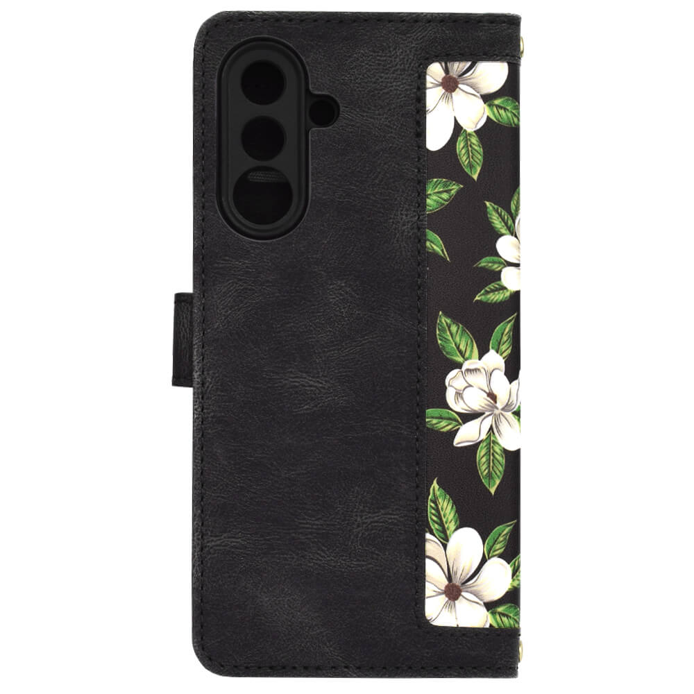 Techsuit Samsung Galaxy A36 5G - FlipCraft - Θήκη Πορτοφόλι από Δερματίνη - Flowers of the Dawn