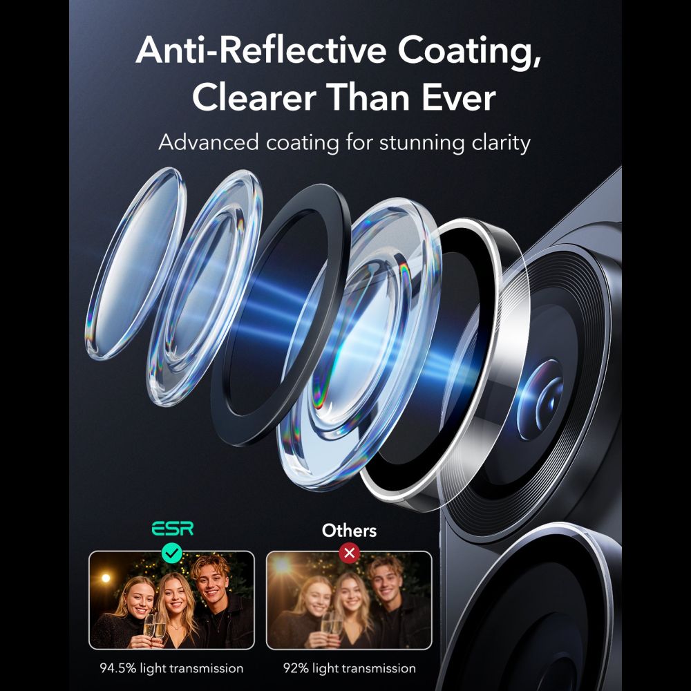 ESR Samsung Galaxy S26 Ultra - Αντιχαρακτικό Γυαλί για την Κάμερα - Armorite - Clear