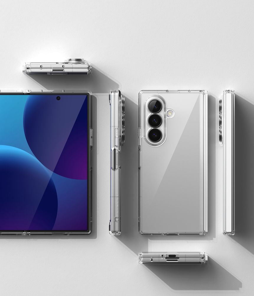 Ringke Samsung Galaxy Z Fold8 Ultra - Σκληρή Θήκη με Πλαίσιο Σιλικόνης - Fusion Flap - Clear