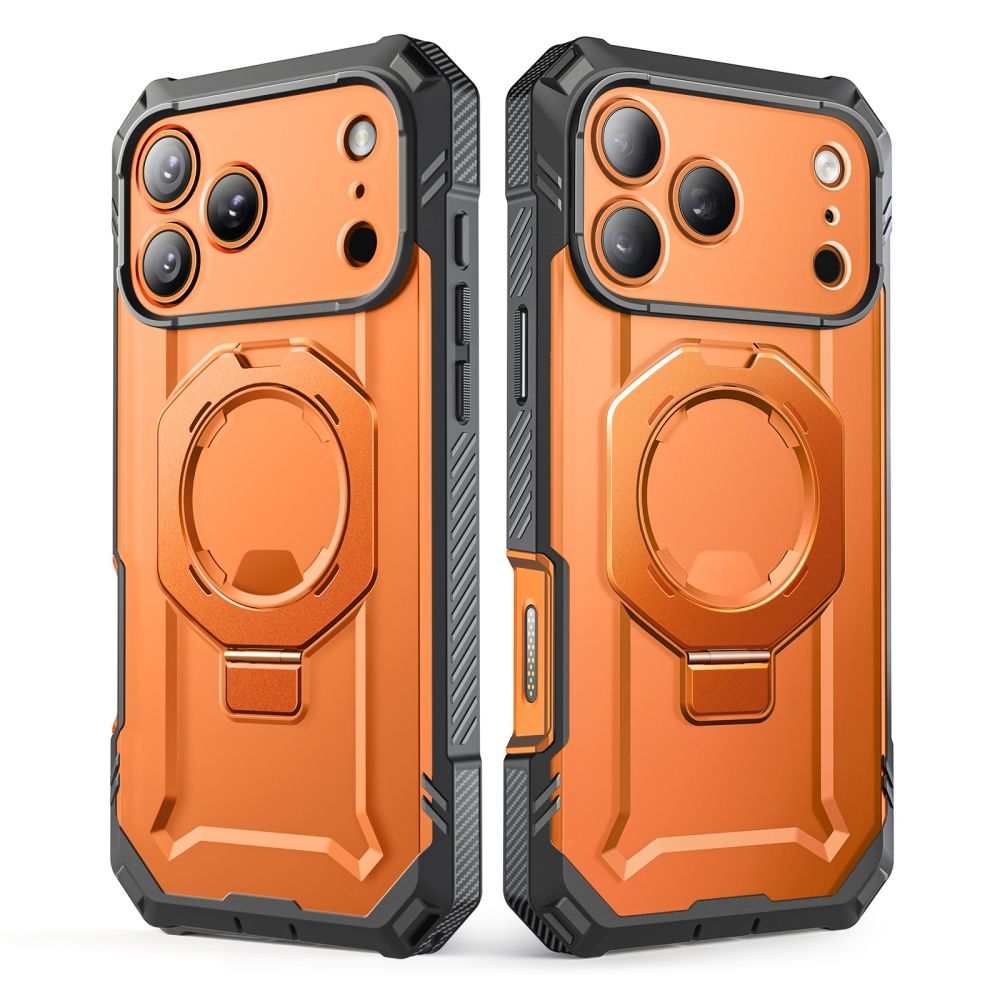 Supcase iPhone 18 Pro Max / iPhone 17 Pro Max - Σκληρή Θήκη με Προστασία Οθόνης και MagSafe / Stand - Grip Pro Mag - Coral
