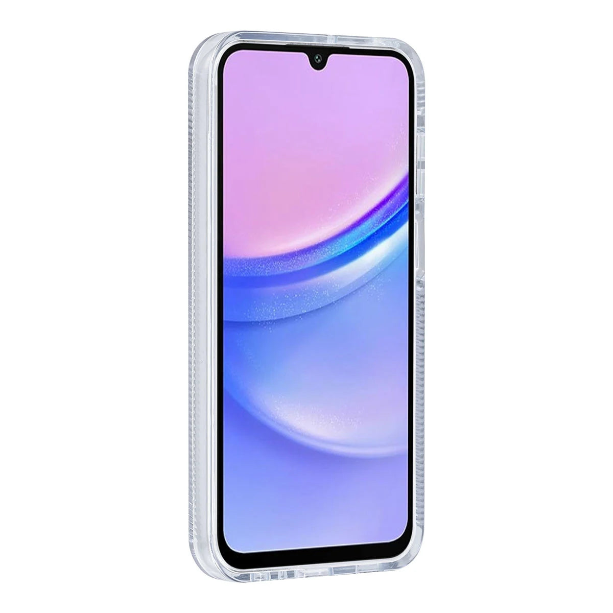 Tuniq Samsung Galaxy A15 4G / A15 5G - Σκληρή Θήκη με Πλαίσιο Σιλικόνης - Ημιδιάφανο Λευκό / Διάφανο