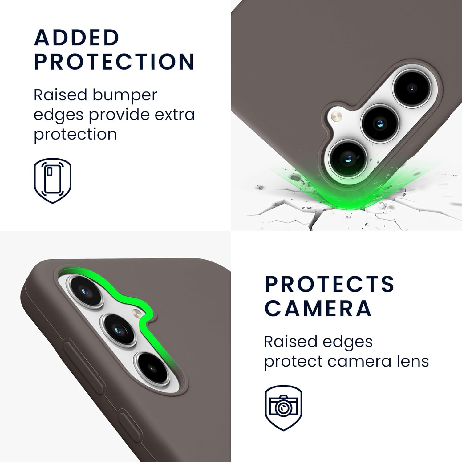 KW Samsung Galaxy A35 5G Θήκη Σιλικόνης Rubberized TPU - Stone Dust