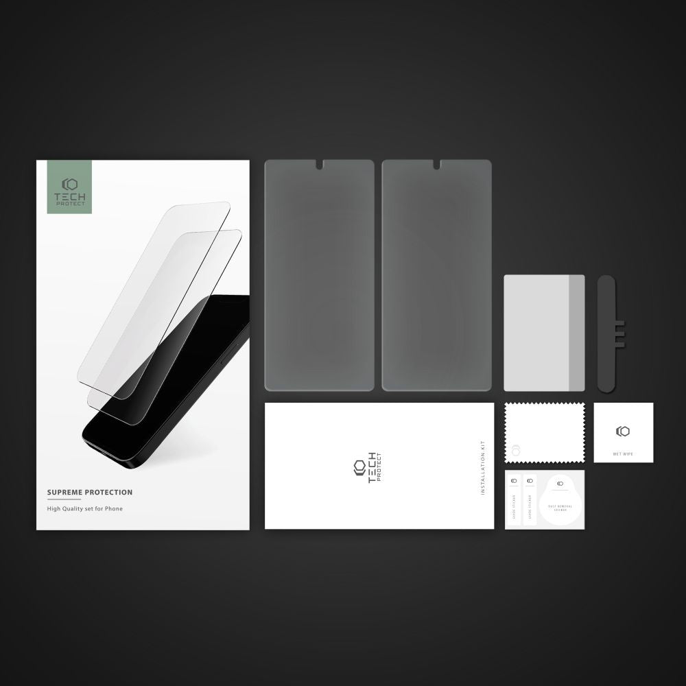 Tech-Protect Samsung Galaxy S23 Ultra Supreme Hydrogel Film Προστατευτική Μεμβράνη Οθόνης - 2 Τεμάχια - Διάφανο