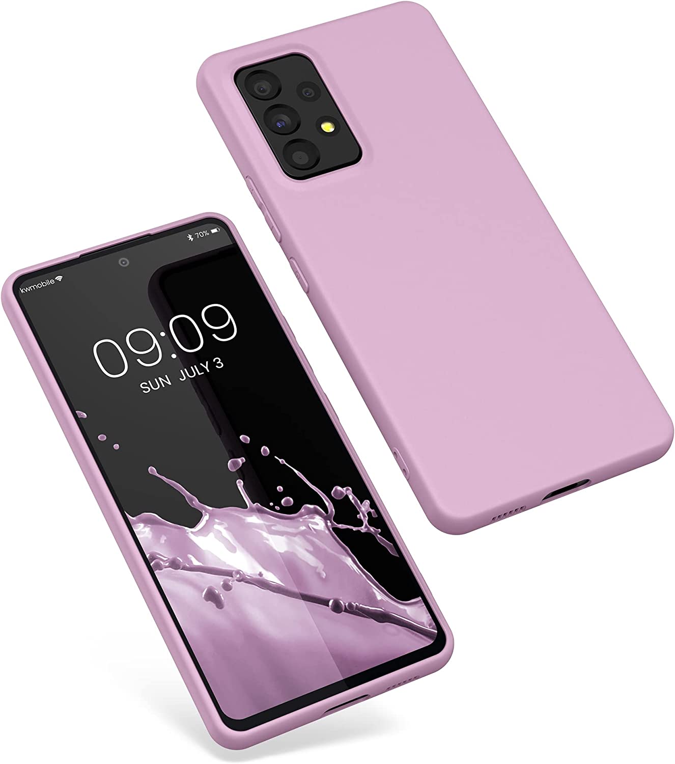 KW Samsung Galaxy A53 5G Θήκη Σιλικόνης TPU - Matte Dusky Pink - 57808.52