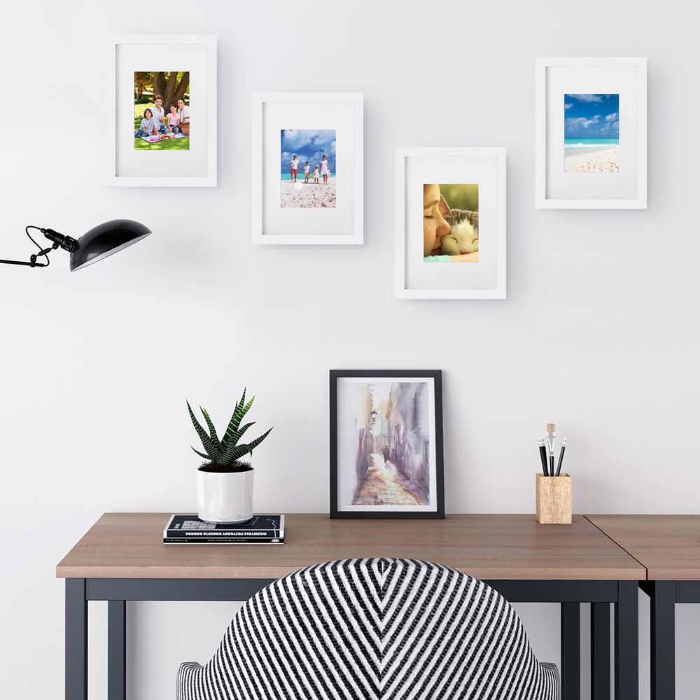 Songmics Σετ με 2 Κορνίζες - White - RPF04WT