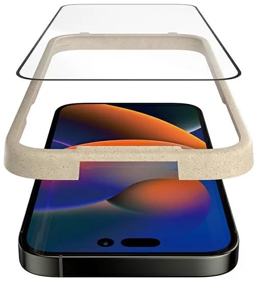 PanzerGlass iPhone 14 Pro Max Ultra-Wide Fit Anti-reflective Antibacterial Easy Aligner Full Screen Αντιχαρακτικό Γυαλί Οθόνης - Black