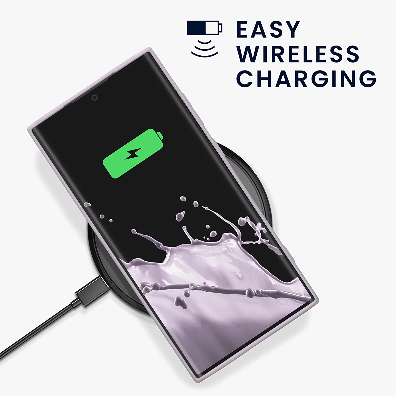 KW Samsung Galaxy S23 Ultra Θήκη Σιλικόνης TPU - Lavender - 60284.108