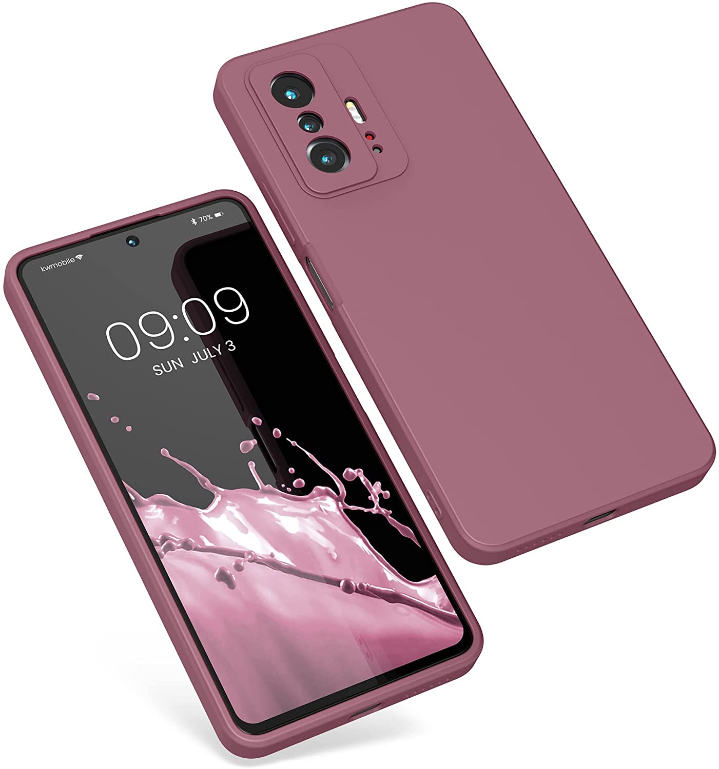 KW Xiaomi 11T / 11T Pro Θήκη Σιλικόνης Rubberized TPU - Deep Rusty Rose - 56573.167