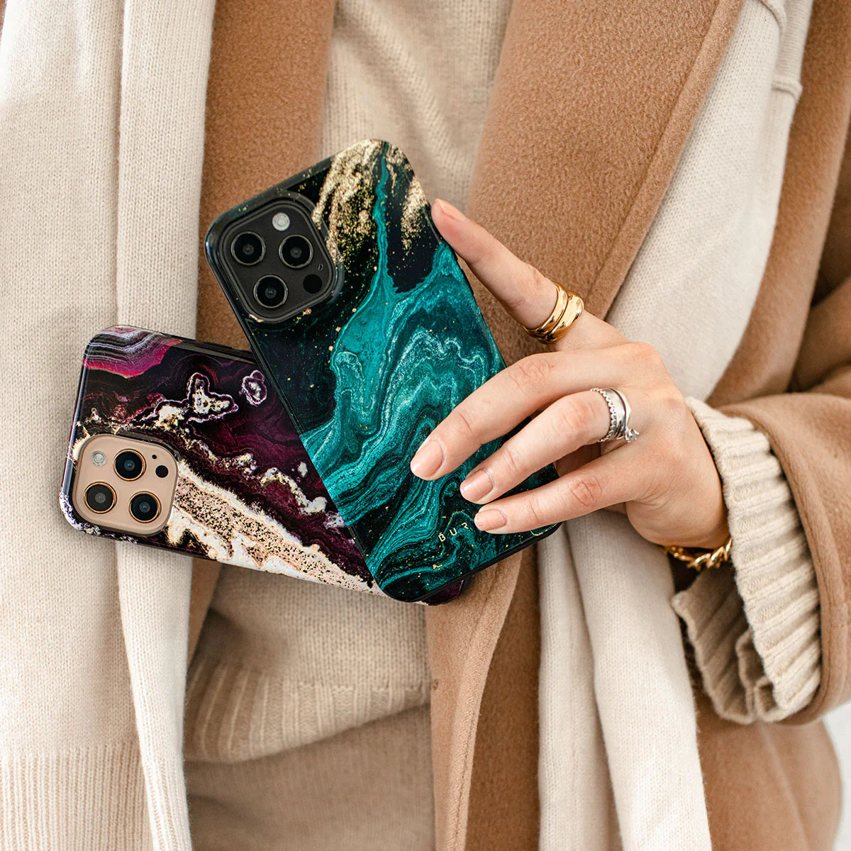 Burga Samsung Galaxy A15 4G / A15 5G Fashion Tough Σκληρή Θήκη - Emerald Pool