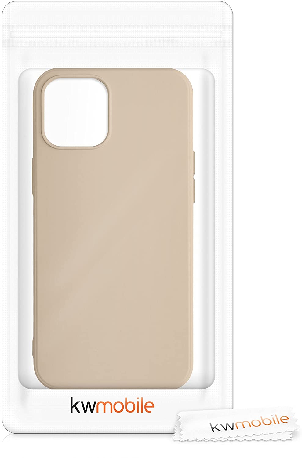 KW iPhone 12 Pro Max Θήκη Σιλικόνης Rubberized TPU - Dusky Pink - 52714.10