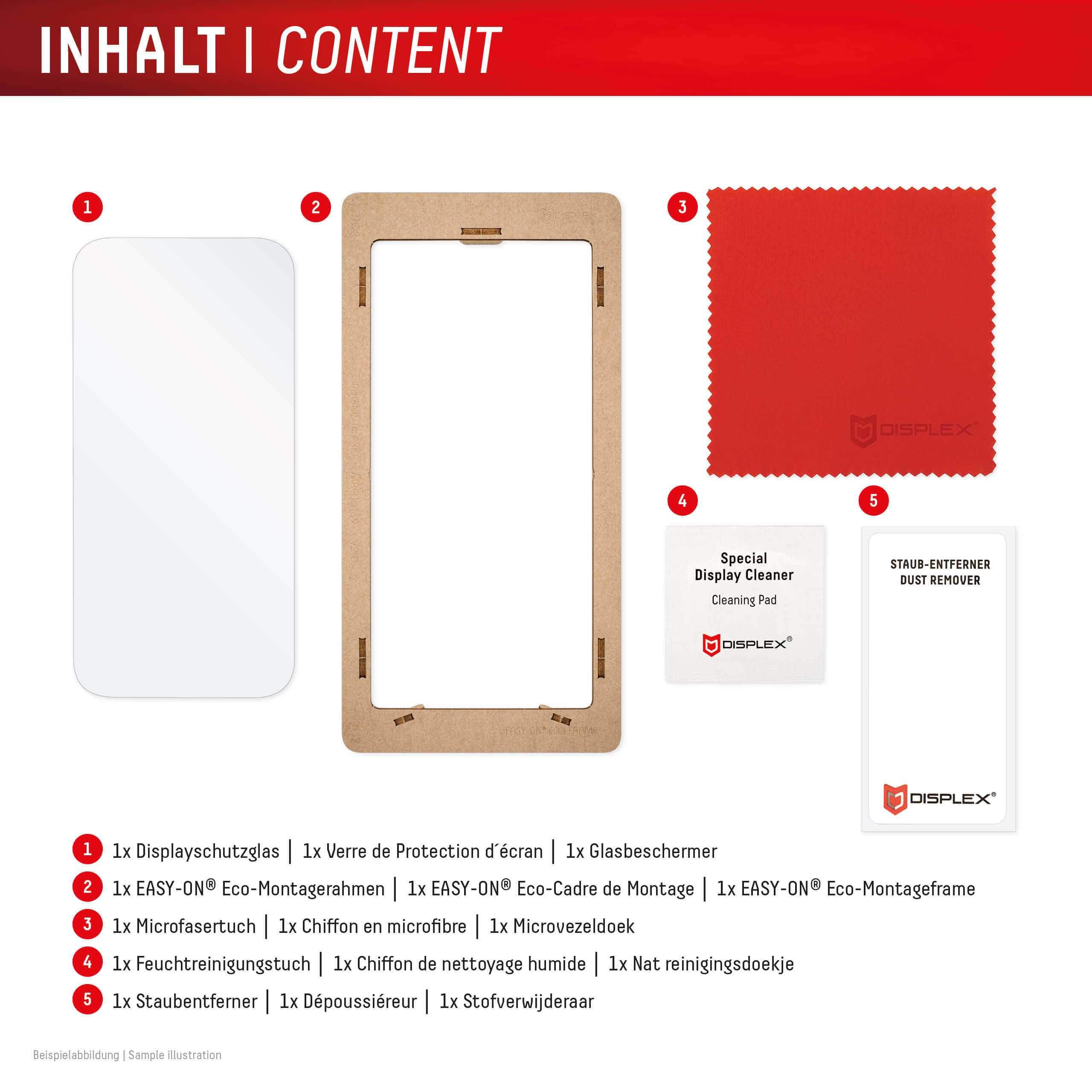 Displex iPhone 16 Pro - Premium Real Glass 2D - Προστασία Οθόνης - Αντιχαρακτικό Γυαλί / Tempered Glass - Διάφανο