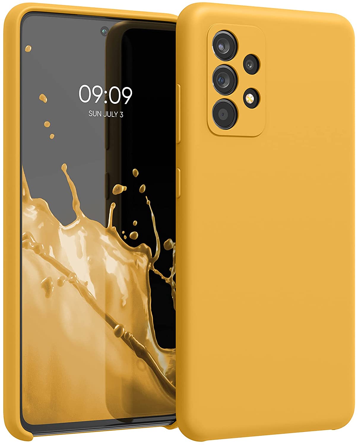 KW Samsung Galaxy A52 / A52 5G / A52s 5G Θήκη Σιλικόνης Rubber TPU - Iced Mango - 54347.191