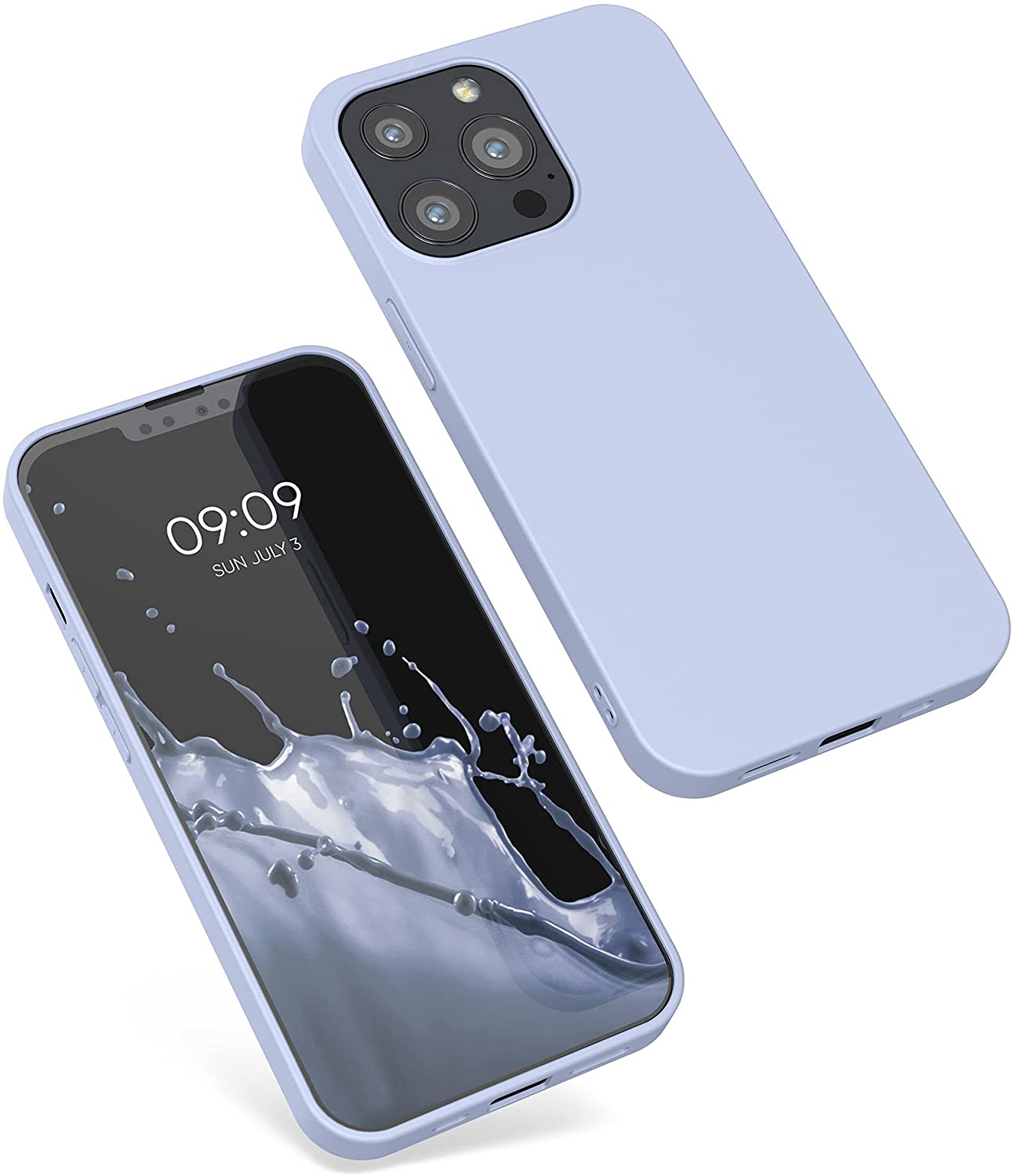 KW iPhone 13 Pro Θήκη Σιλικόνης TPU - Light Blue Matte - 55958.58