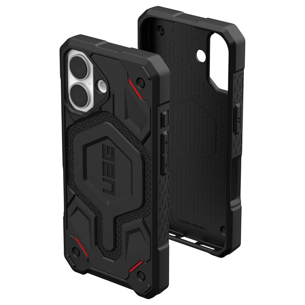 UAG iPhone 16 Monarch Pro Series Σκληρή Θήκη με MagSafe - Kevlar Black