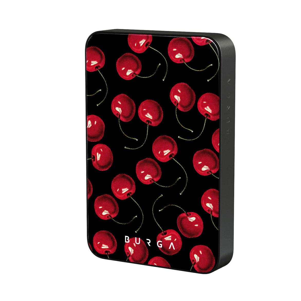 Burga Μαγνητικό Ασύρματο MagSafe PowerBank 5000mAh με Καλώδιο Type-C to Type-C - Gunmetal - Cherrybomb