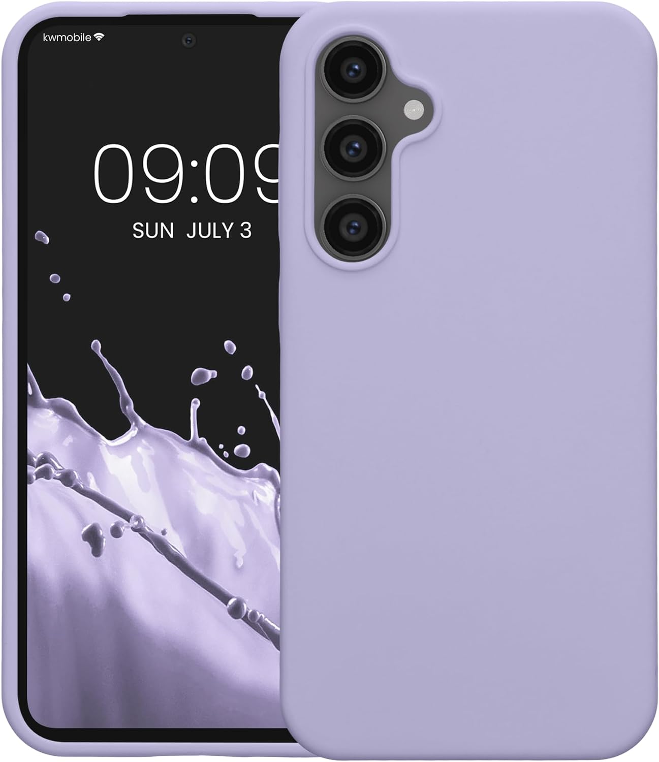 KW Samsung Galaxy S23 FE Θήκη Σιλικόνης Rubberized TPU - Lavender