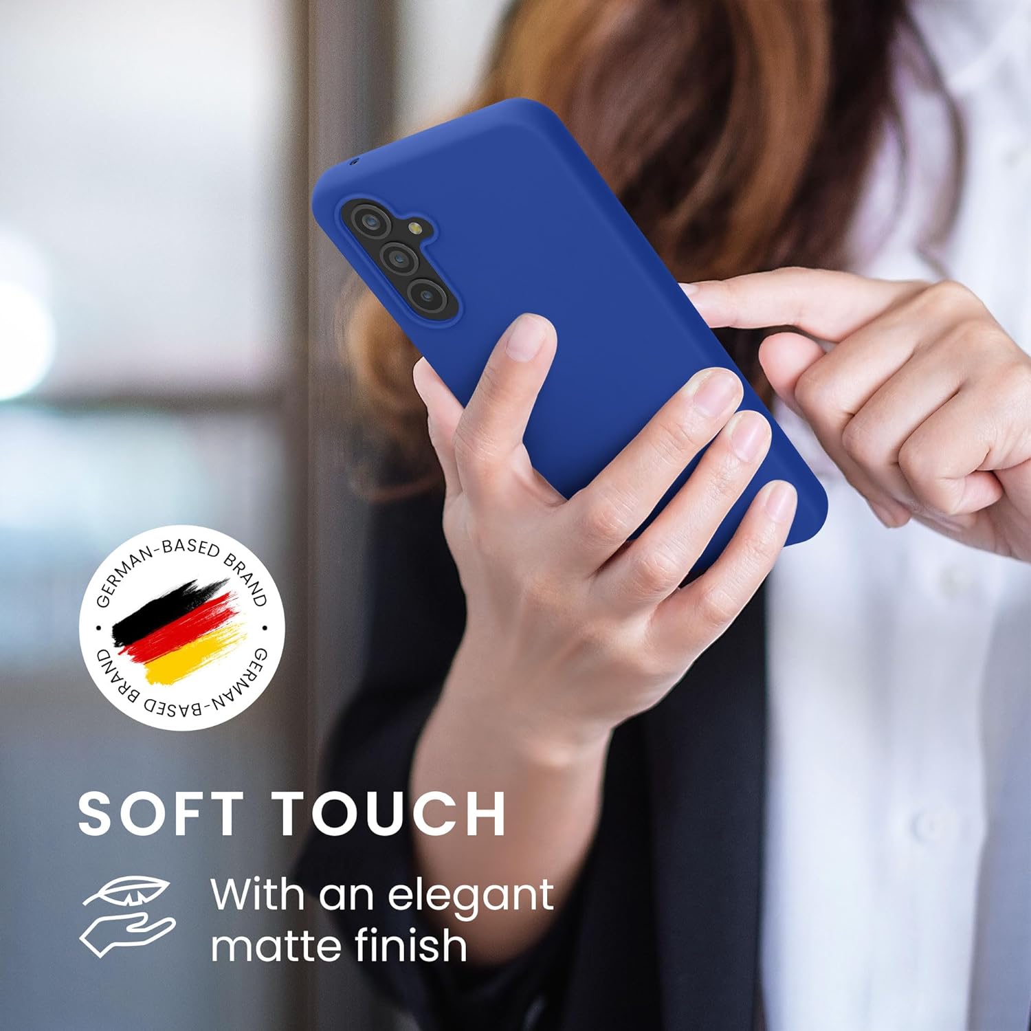 KW Samsung Galaxy A54 5G Θήκη Σιλικόνης TPU - Baltic Blue