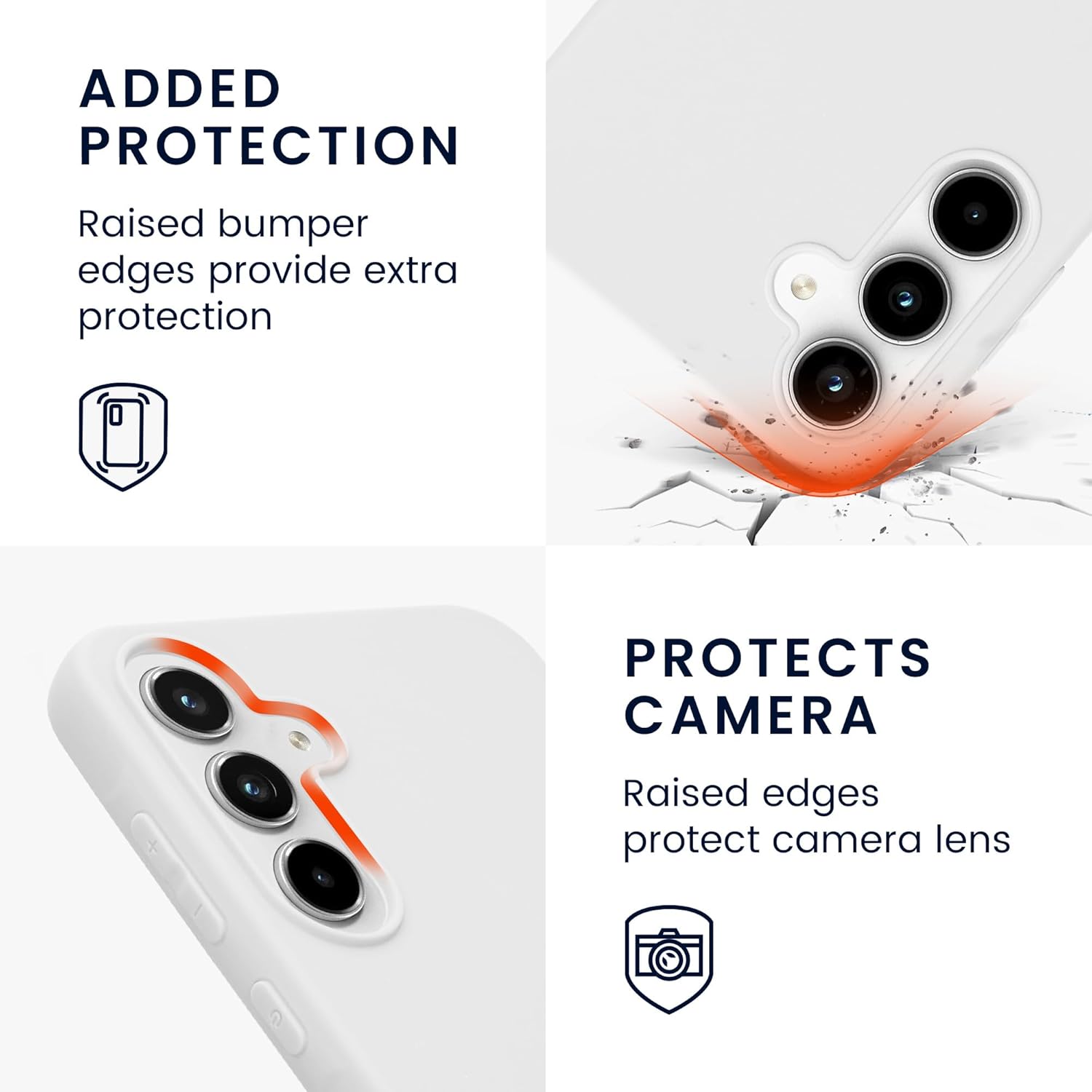 KW Samsung Galaxy A35 5G Λεπτή Θήκη Σιλικόνης TPU - Matte White