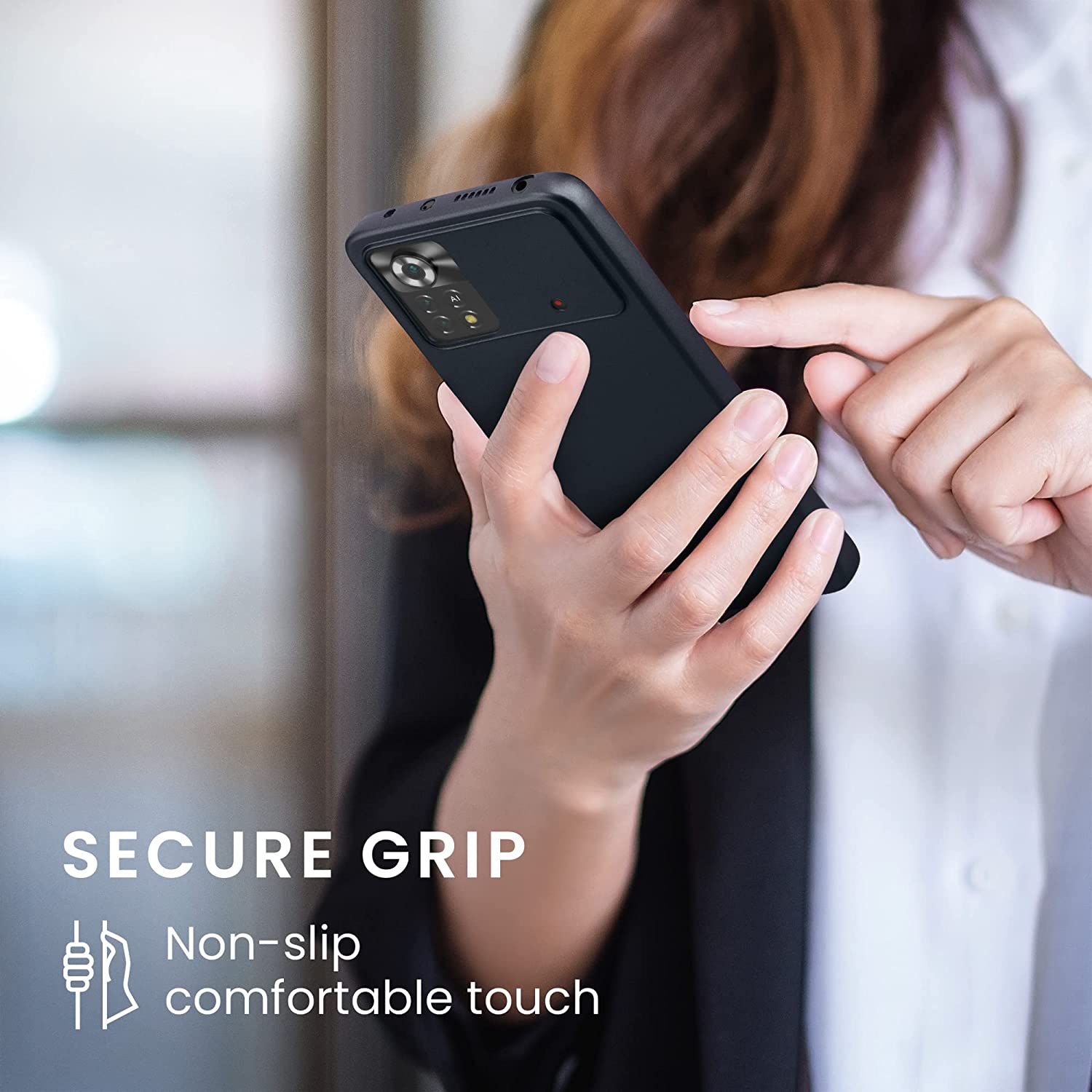 KW Xiaomi Poco X4 Pro 5G Θήκη Σιλικόνης TPU - Metallic Blackberry - 57984.115