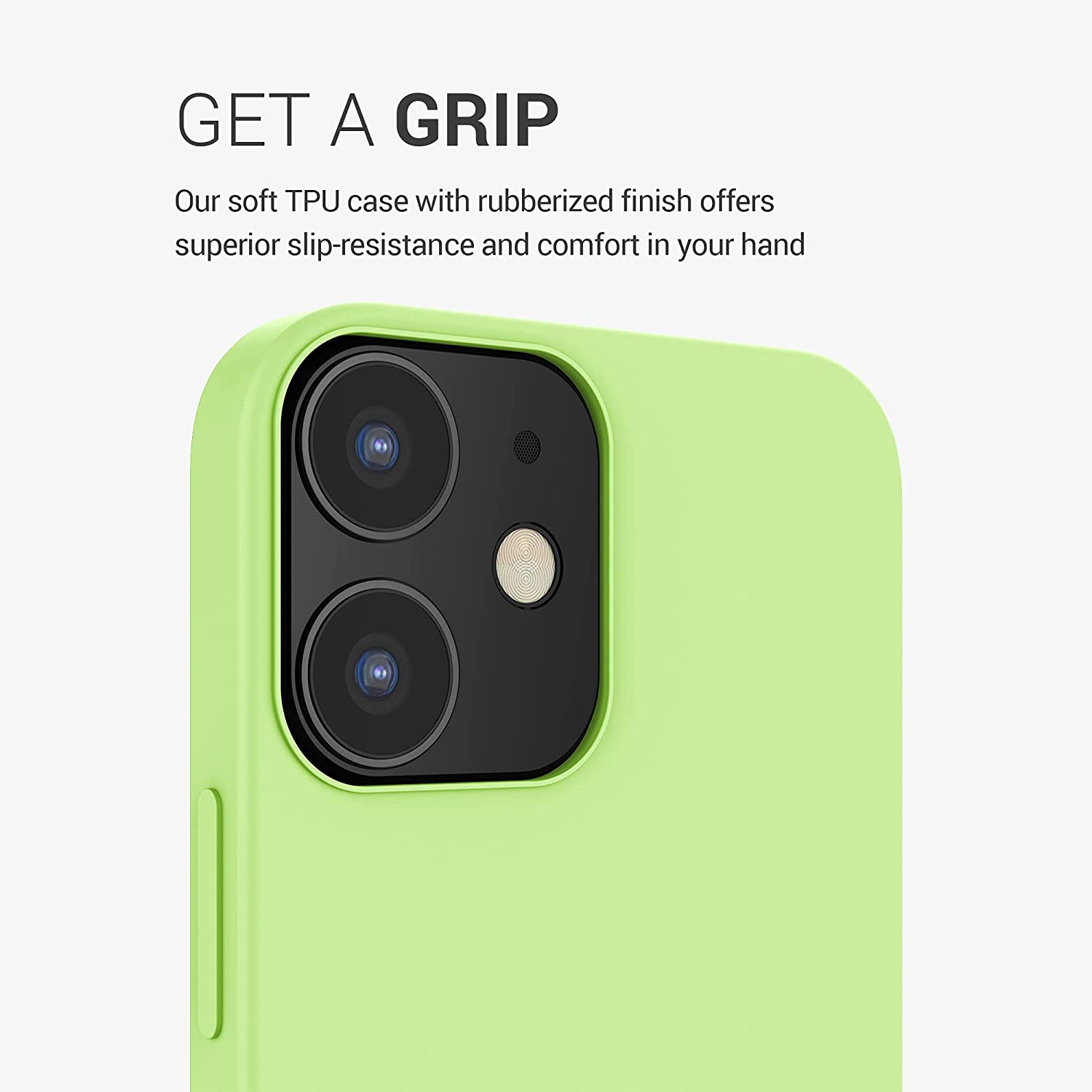 KW iPhone 12 / iPhone 12 Pro Θήκη Σιλικόνης Rubber TPU - Tomatillo - 52641.214