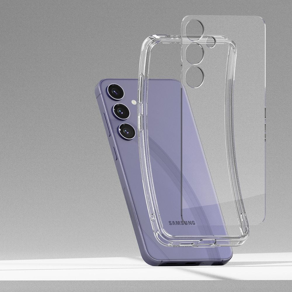 Ringke Samsung Galaxy S24+ Fusion Σκληρή Θήκη με Πλαίσιο Σιλικόνης - Διάφανη
