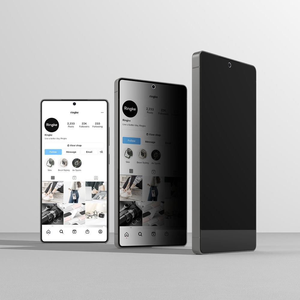 Ringke Samsung Galaxy S25 Ultra Easy Slide 2.5D 9H Privacy Αντιχαρακτικό Γυαλί Οθόνης - 2 Τεμάχια - Privacy