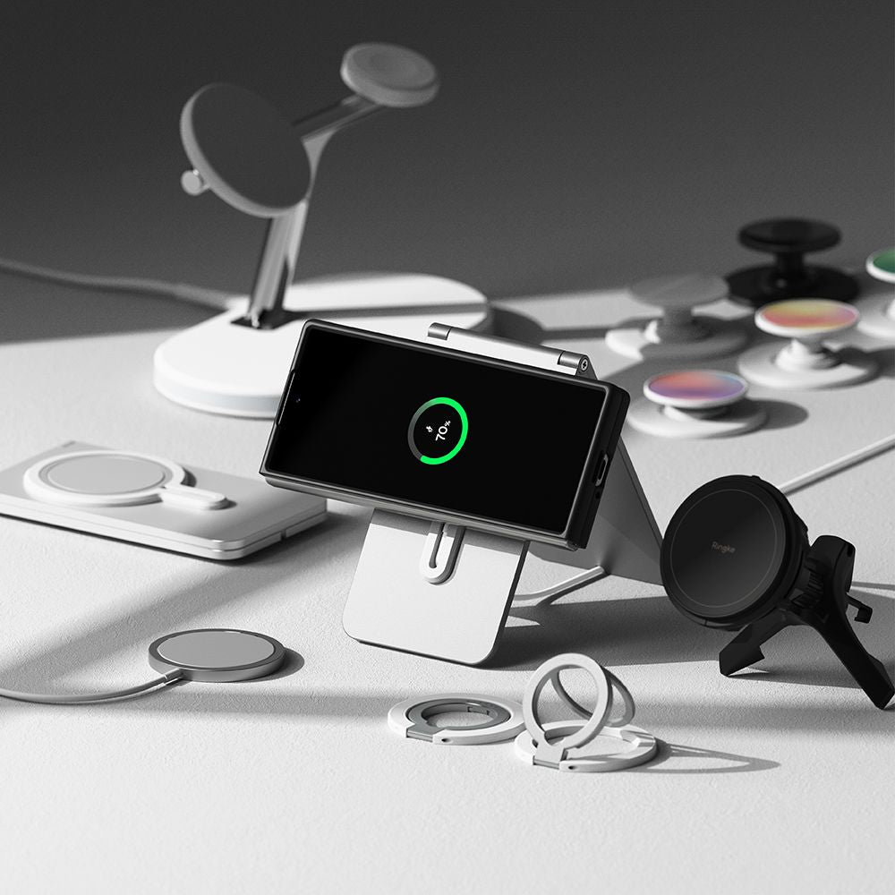 Ringke Samsung Galaxy Z Fold6 Slim Magnetic Λεπτή Θήκη από Σκληρό Πλαστικό με MagSafe - Black