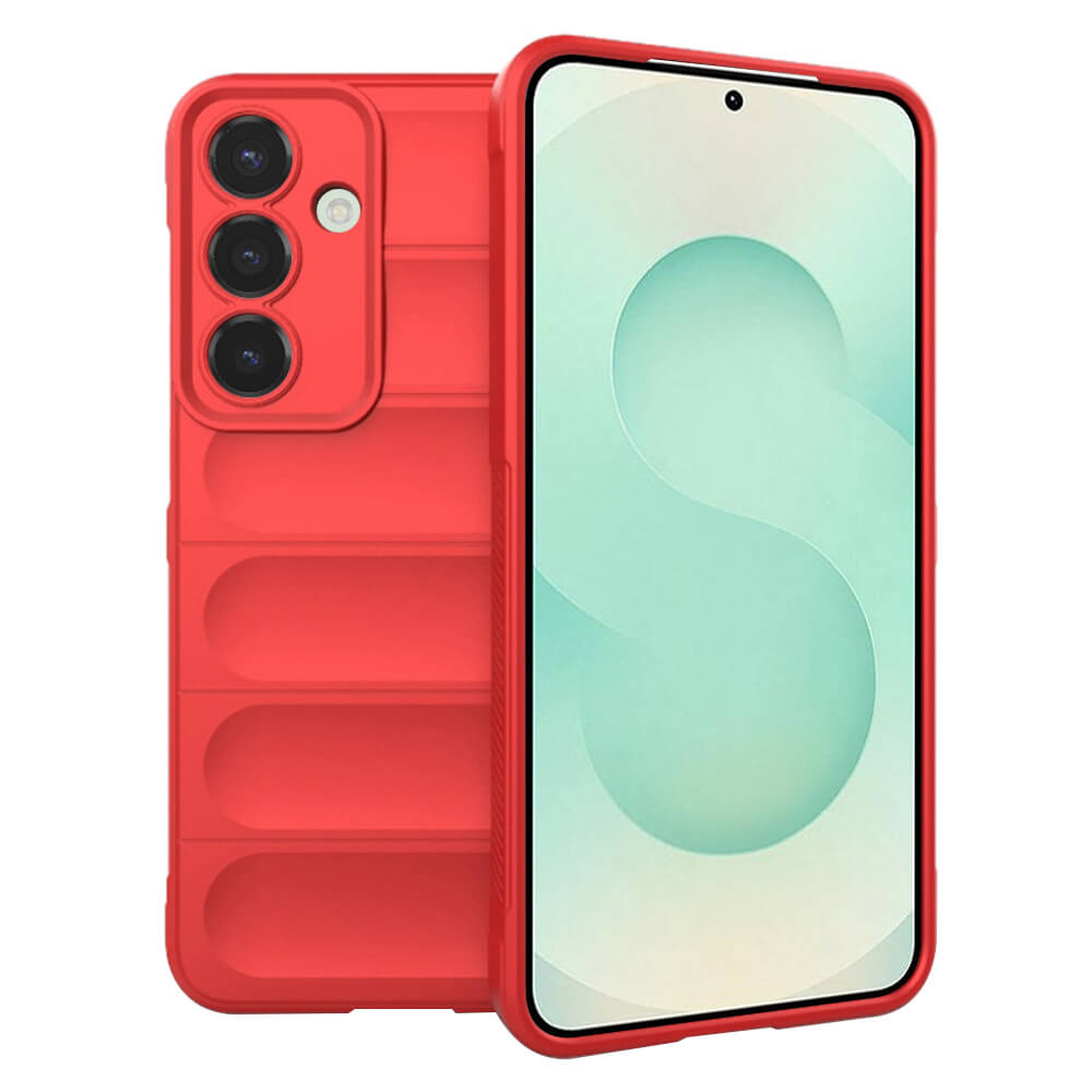 Techsuit Samsung Galaxy S25 Plus Magic Shield Θήκη Σιλικόνης TPU - Red