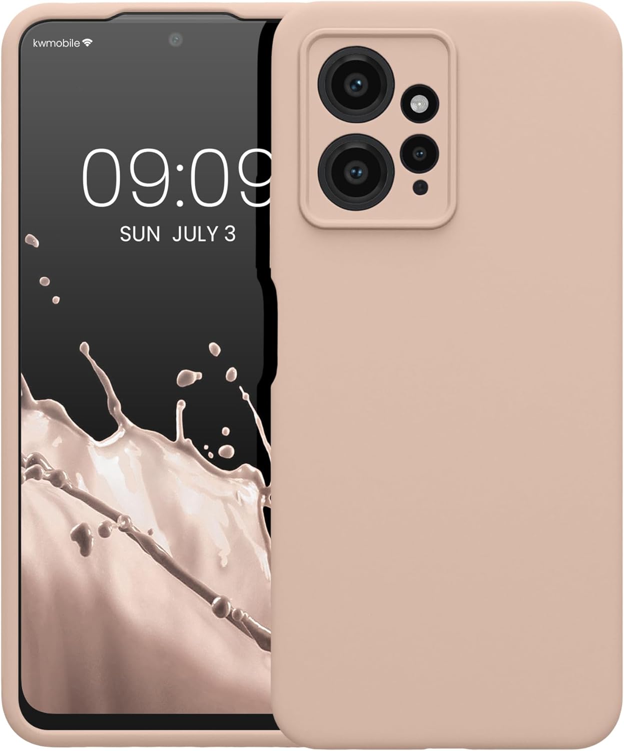KW Xiaomi Redmi Note 12 4G Θήκη Σιλικόνης Rubberized TPU - Coconut Swirl