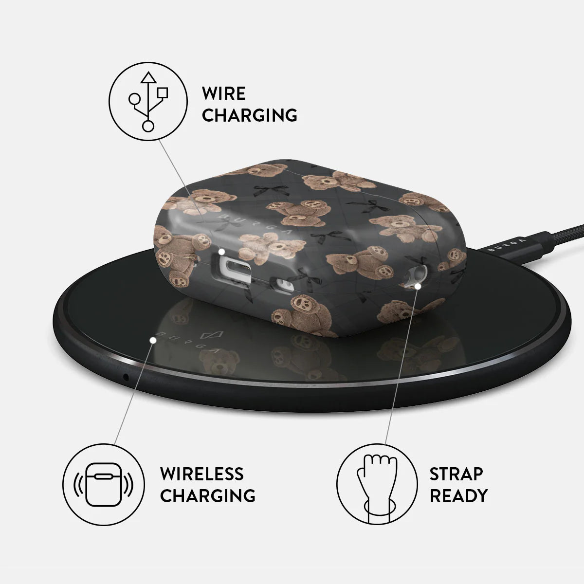 Burga AirPods Pro 2 Σκληρή Θήκη - BFF