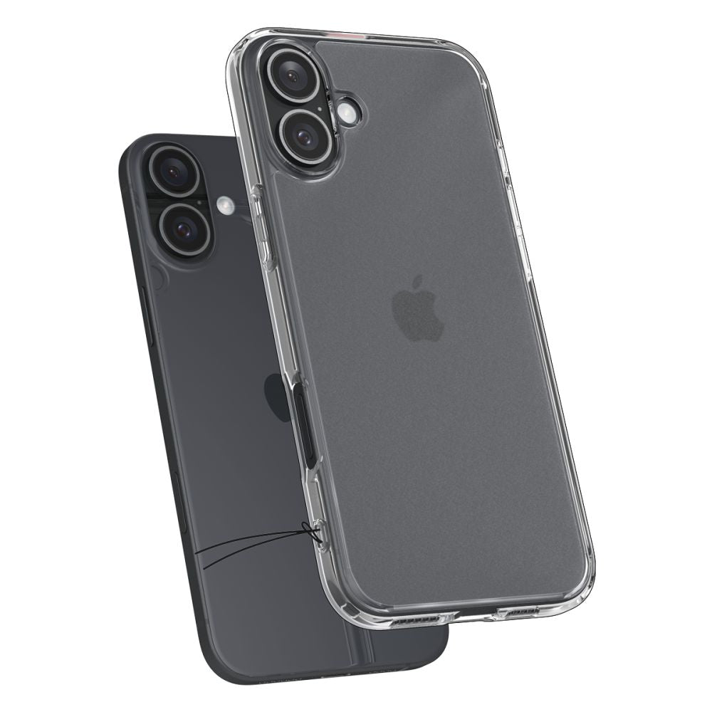 Spigen iPhone 16 Ultra Hybrid Σκληρή Θήκη με Πλαίσιο Σιλικόνης - Frost Clear