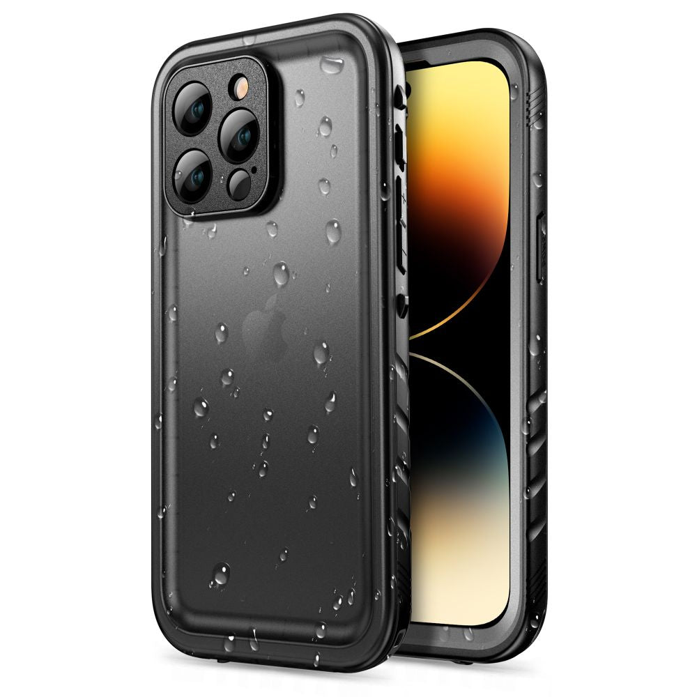 Tech-Protect iPhone 14 Pro Shellbox IP68 Αδιάβροχη Σκληρή Θήκη - Black / Ημιδιάφανη