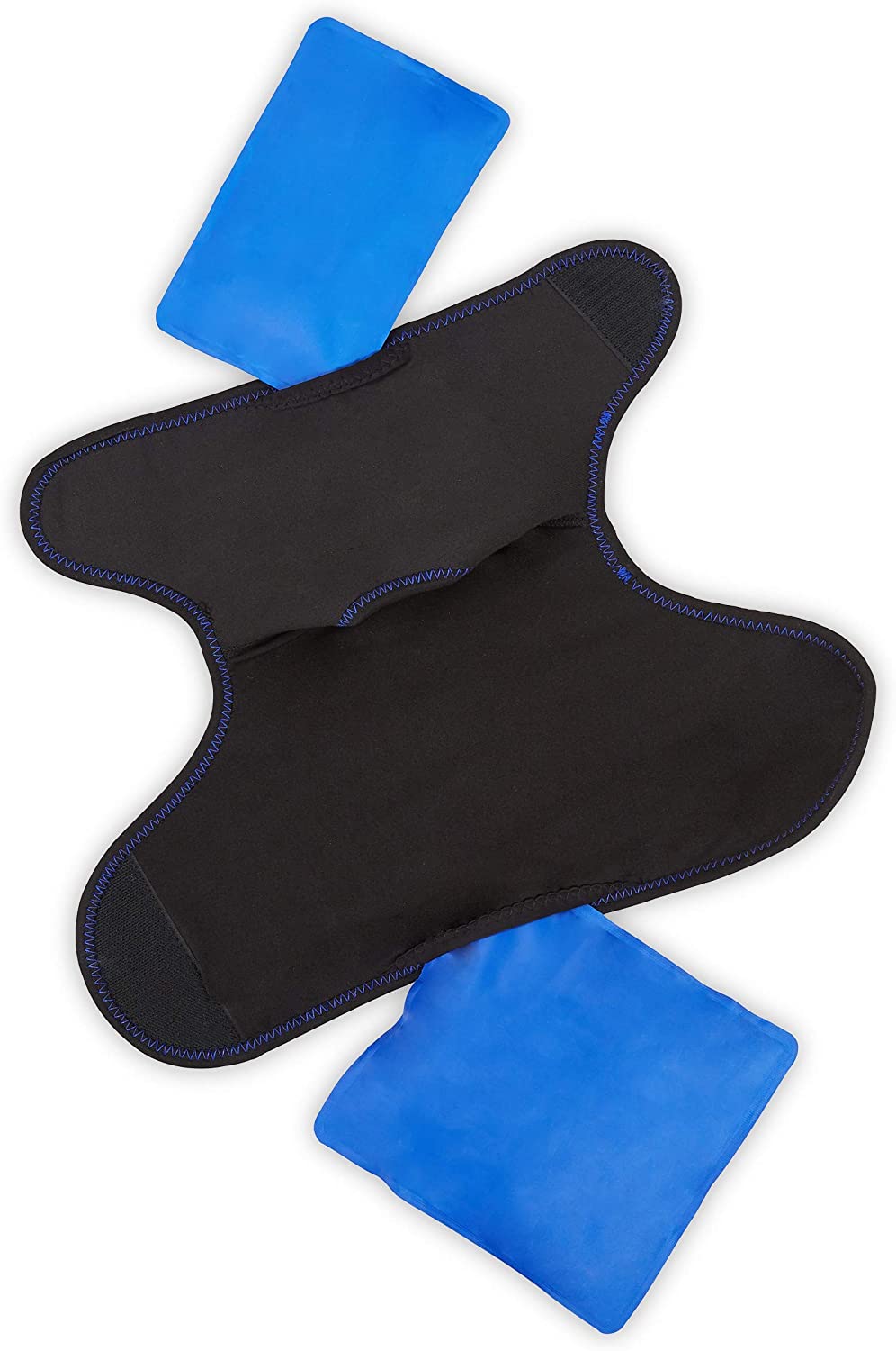 Relaxdays Επιστραγαλίδα Ψύξης / Θέρμανσης με Αυτοκόλλητο - Black / Blue - 4052025272647