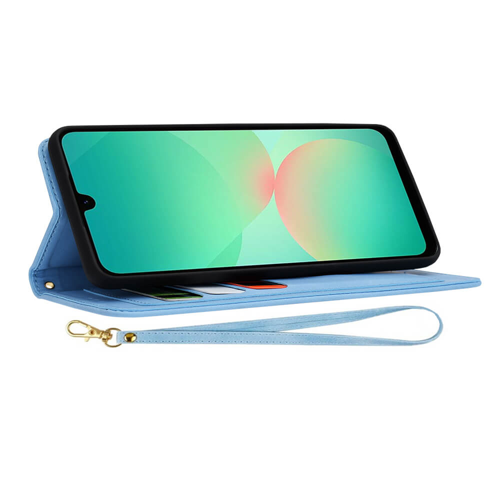 Techsuit Samsung Galaxy A26 5G - FlipCraft - Θήκη Πορτοφόλι από Δερματίνη - Vibrant Blue