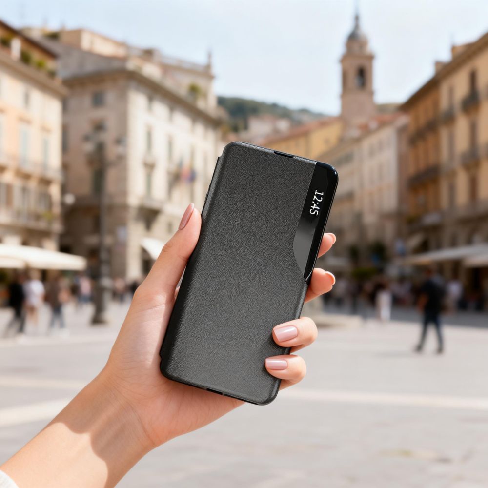 Tech - Protect Samsung Galaxy A57 5G - Θήκη Βιβλίο - Smart View - Black