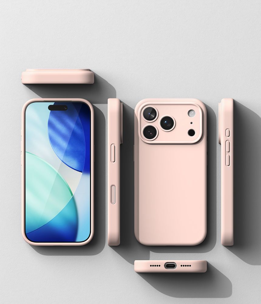 Ringke iPhone 18 Pro Max - Θήκη Σιλικόνης MagSafe - Silicone Magnetic - Pink Sand