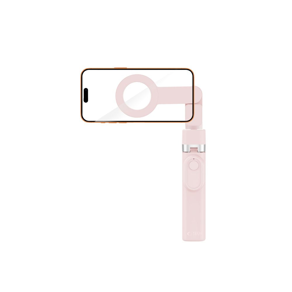 Tech-Protect Ασύρματο MagSafe Bluetooth Selfie Stick με Τρίποδο και Τηλεχειριστήριο - L11S - Pink