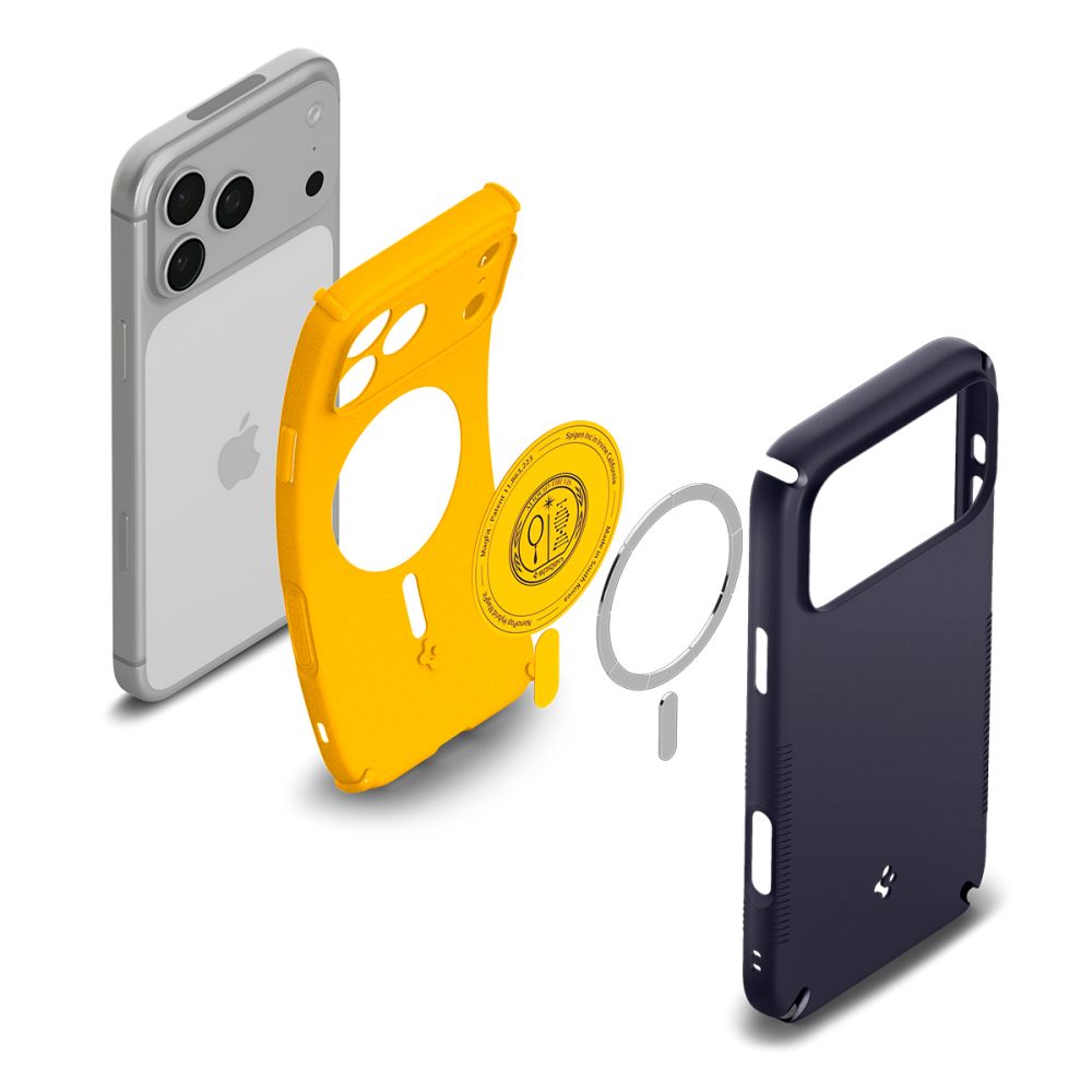 Spigen iPhone 18 Pro / iPhone 17 Pro - Σκληρή Θήκη με Πλαίσιο Σιλικόνης και MagSafe - Nano Pop Hybrid Mag - Blueberry Nany