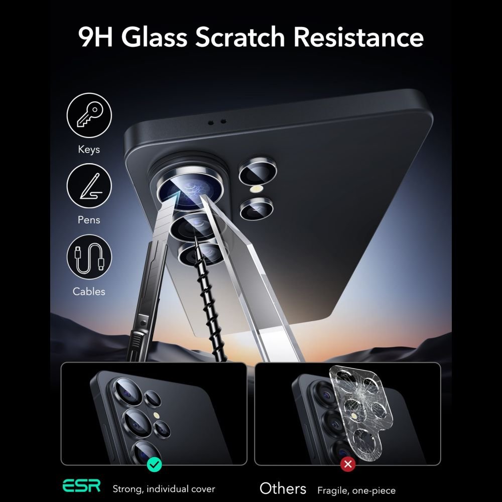 ESR Samsung Galaxy S26 Ultra - Αντιχαρακτικό Γυαλί για την Κάμερα - Armorite - Clear