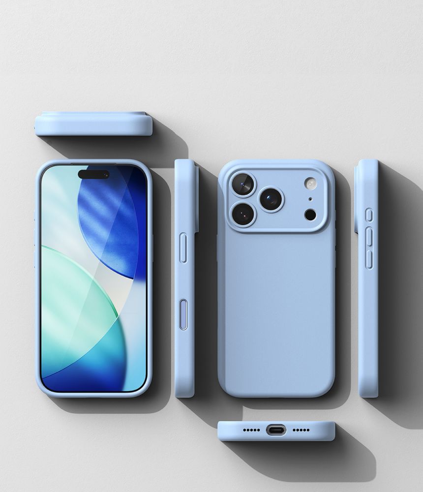 Ringke iPhone 18 Pro Max - Θήκη Σιλικόνης MagSafe - Silicone Magnetic - Light Blue