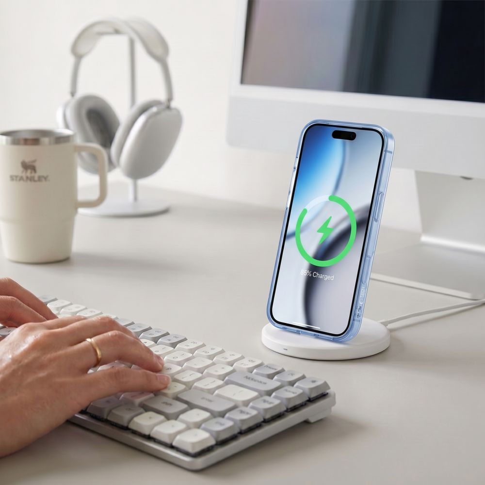 Tech-Protect iPhone 17 Pro Max / iPhone 18 Pro Max - Σκληρή Θήκη με Πλαίσιο Σιλικόνης - MagPeak MagSafe CC - Clear