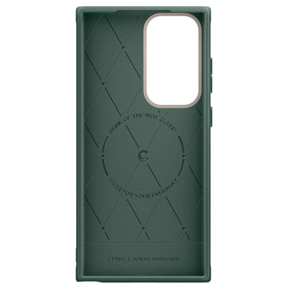 Spigen Cyrill Samsung Galaxy S23 Ultra Ultra Color Mag Θήκη Σιλικόνης TPU - Kale