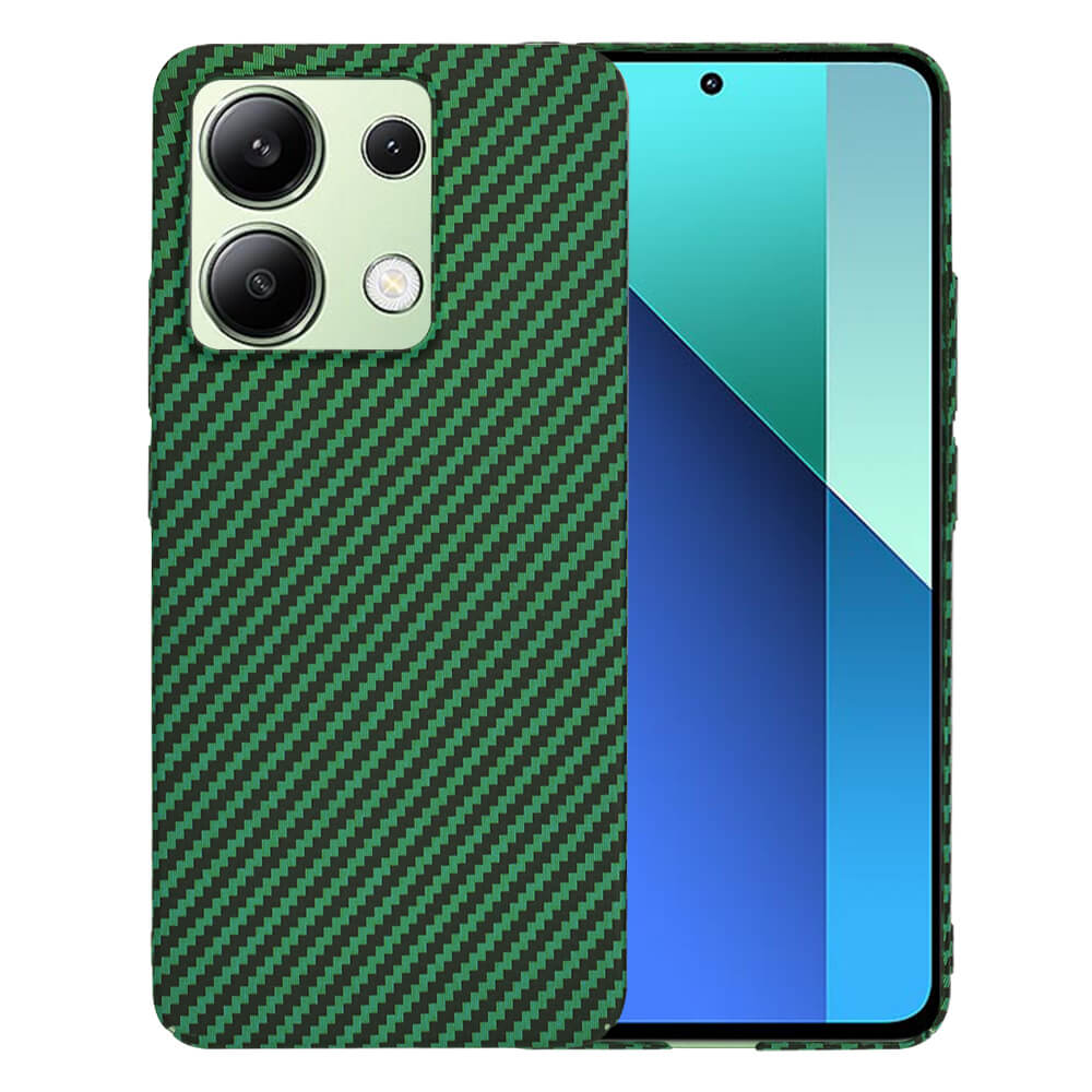 Techsuit Xiaomi Redmi Note 13 4G Σκληρή Θήκη Carbonite FiberShell - Green