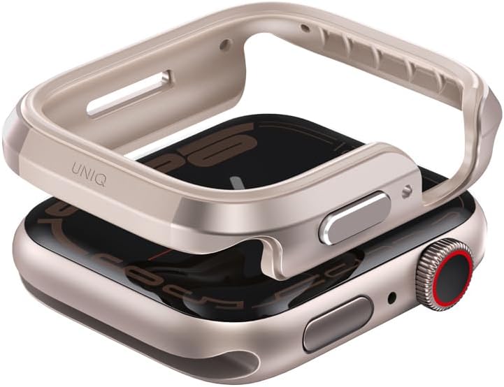 Uniq Θήκη Apple Watch 4 / 5 / 6 / 7 / 8 / 9 / SE / SE 2 - 40 / 41mm Valencia Hybrid Υψηλής Προστασίας - Starlight