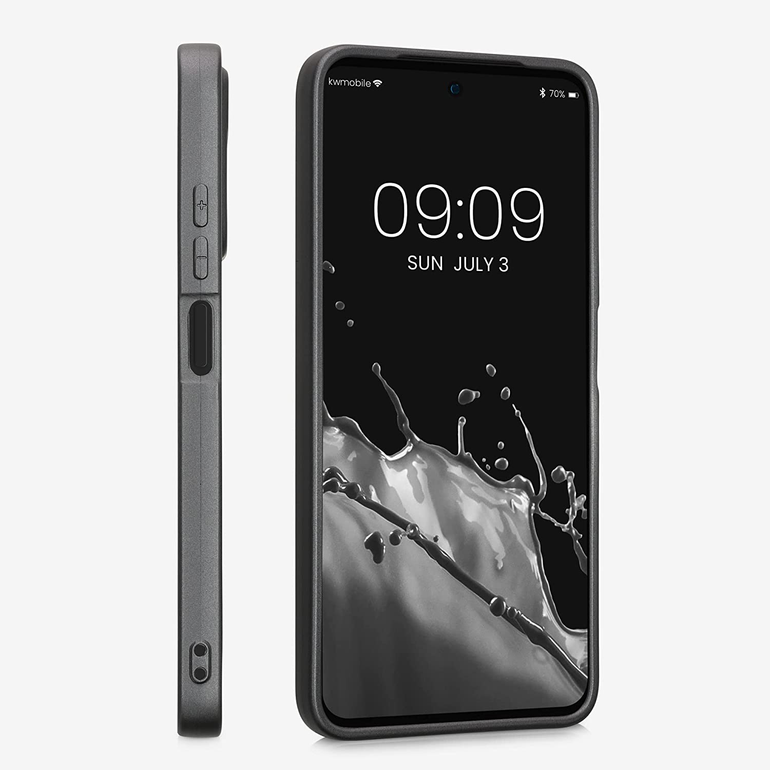 KW Xiaomi Redmi Note 11 / Redmi Note 11S Θήκη Σιλικόνης TPU - Metallic Grey - 58651.232