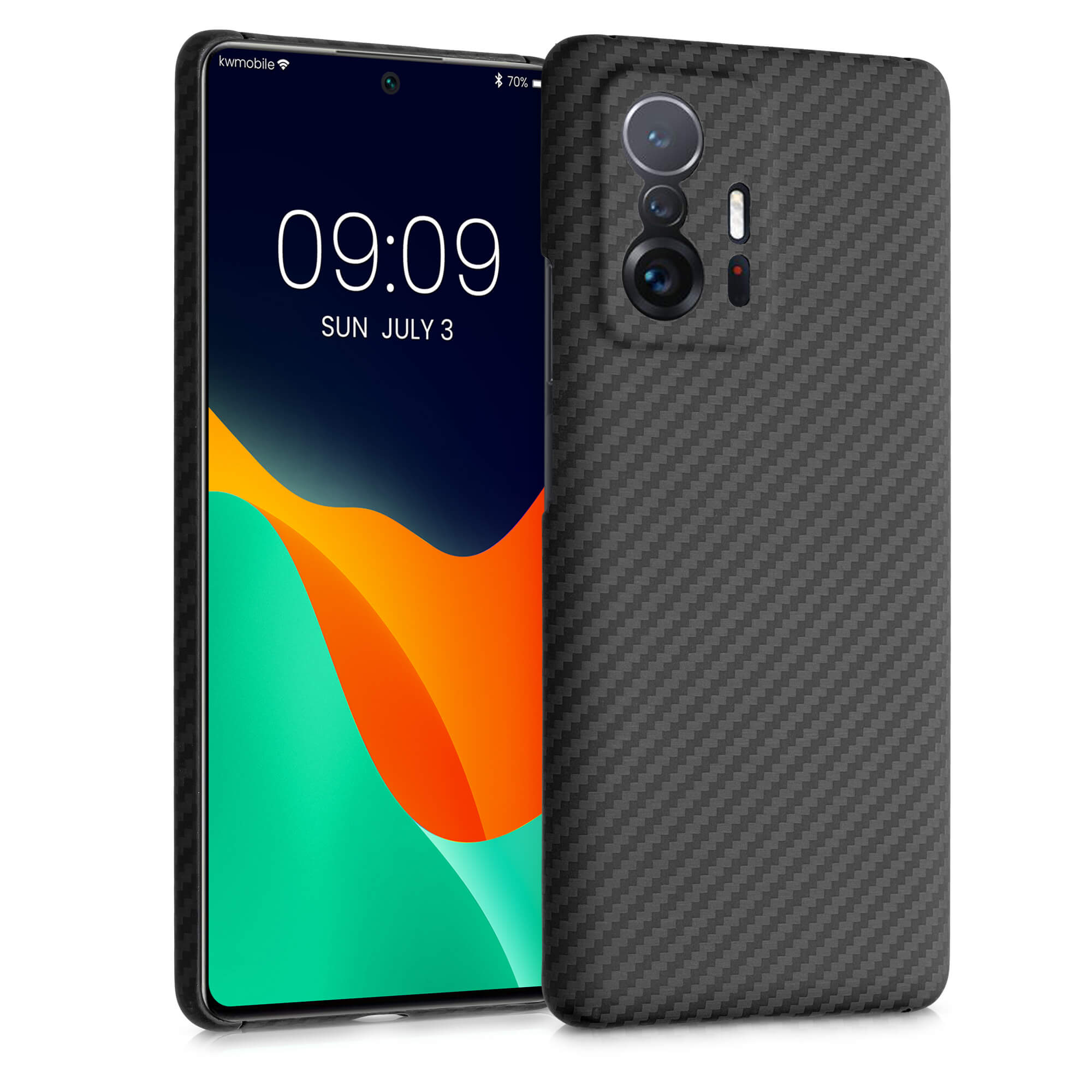 Kalibri Xiaomi 11T / 11T Pro Σκληρή Θήκη Aramid Fiber Body Armor - Black Matte - 56252.47