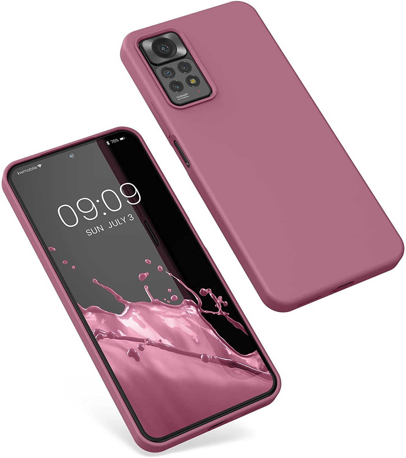KW Xiaomi Redmi Note 11 Pro / Note 11 Pro 5G Θήκη Σιλικόνης Rubberized TPU - Deep Rusty Rose - 57373.167