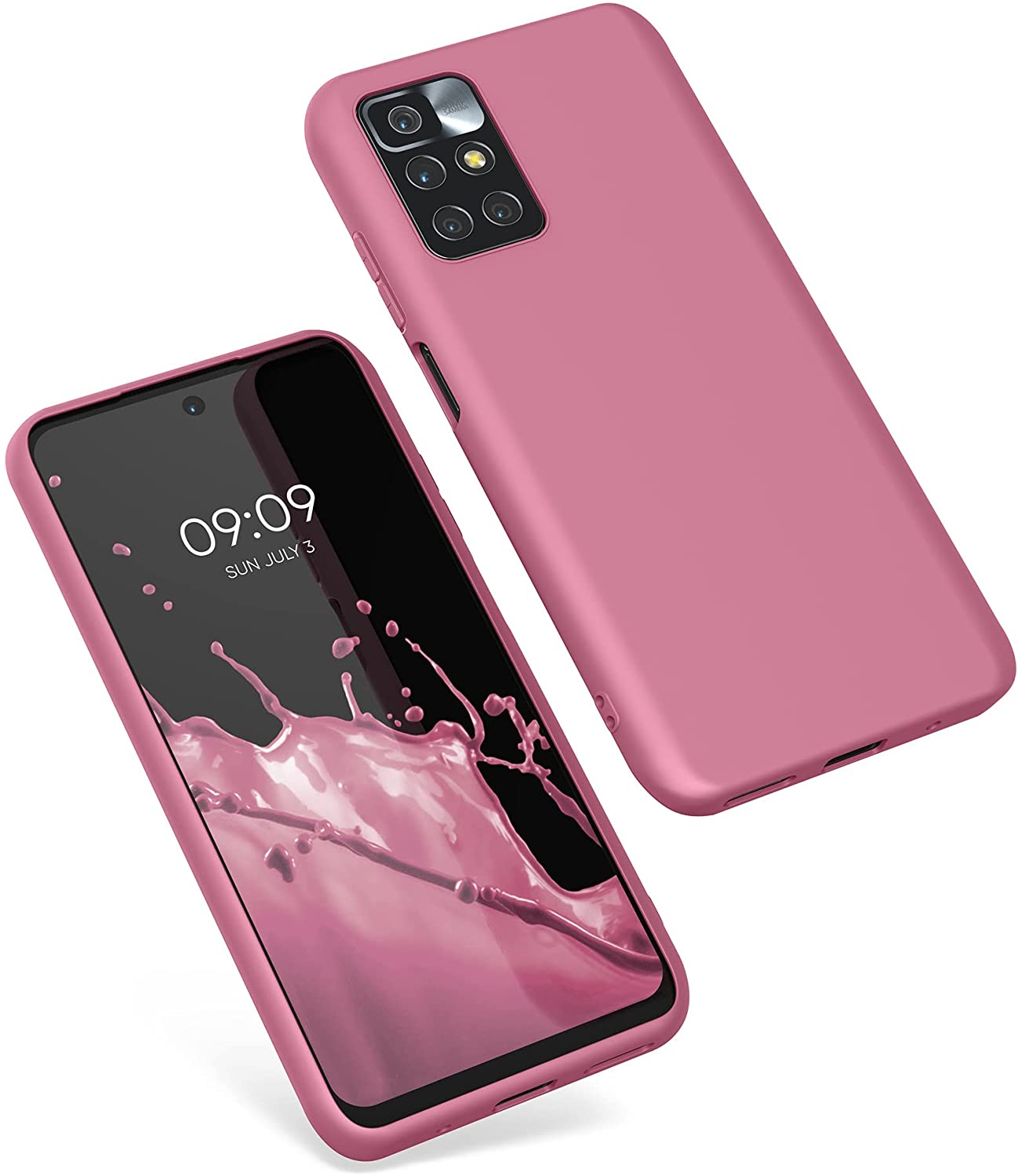 KW Xiaomi Redmi 10 Θήκη Σιλικόνης TPU - Deep Rusty Rose - 56147.167