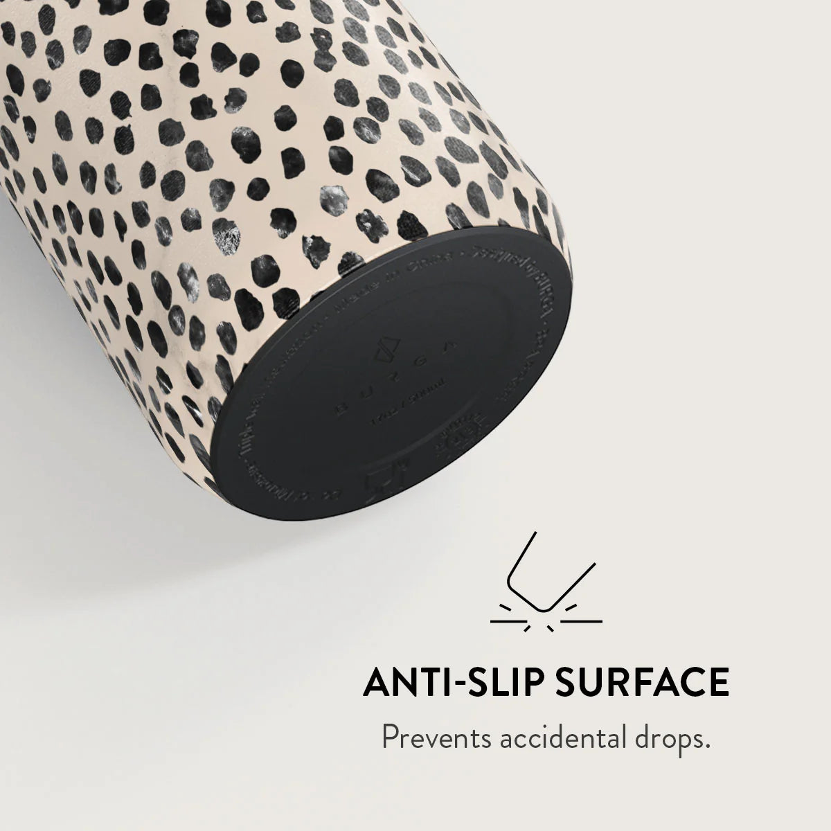 Burga Μπουκάλι Θερμός από Ανοξείδωτο Ατσάλι - 500ml - Almond Latte