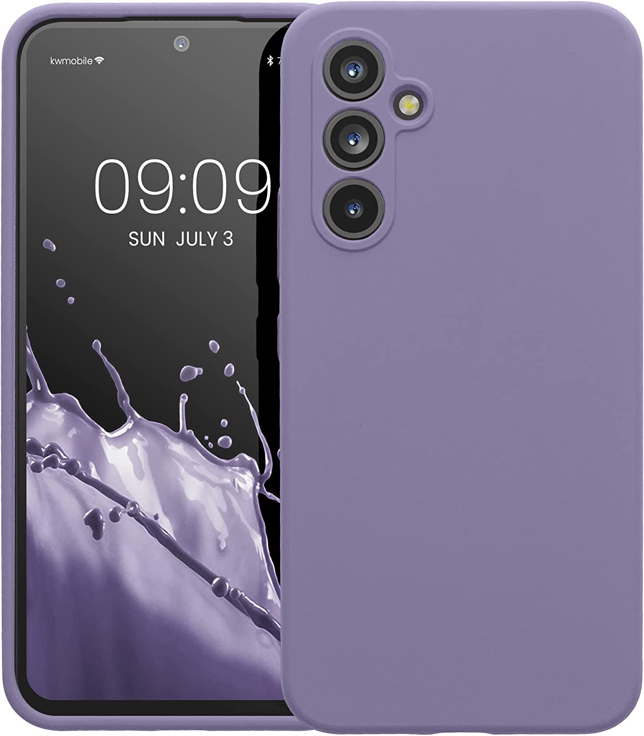 KW Samsung Galaxy A54 5G Θήκη Σιλικόνης Rubberized TPU - Violet Purple - 60795.222